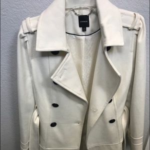 Express Solid trench coat like new